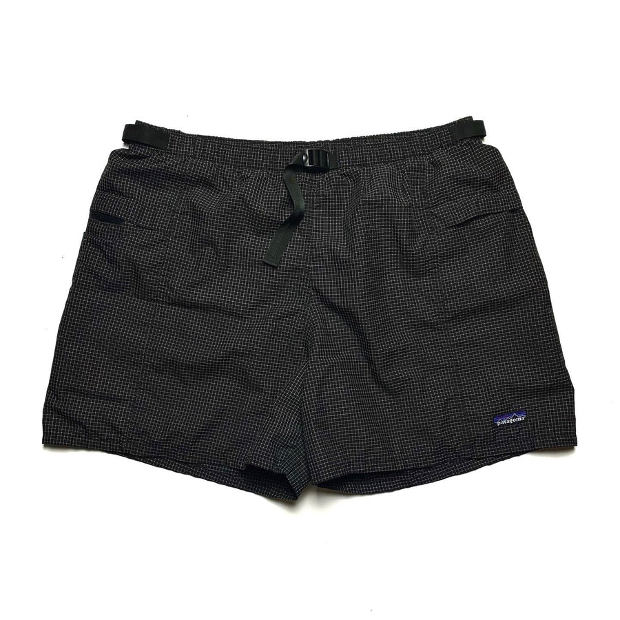 SP96 Patagonia 4” River Shorts, Gridstop: Black (XL)