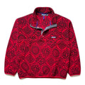 1995 Patagonia Printed Synchilla Snap-T, Nepali Hexagon: Chili (L)