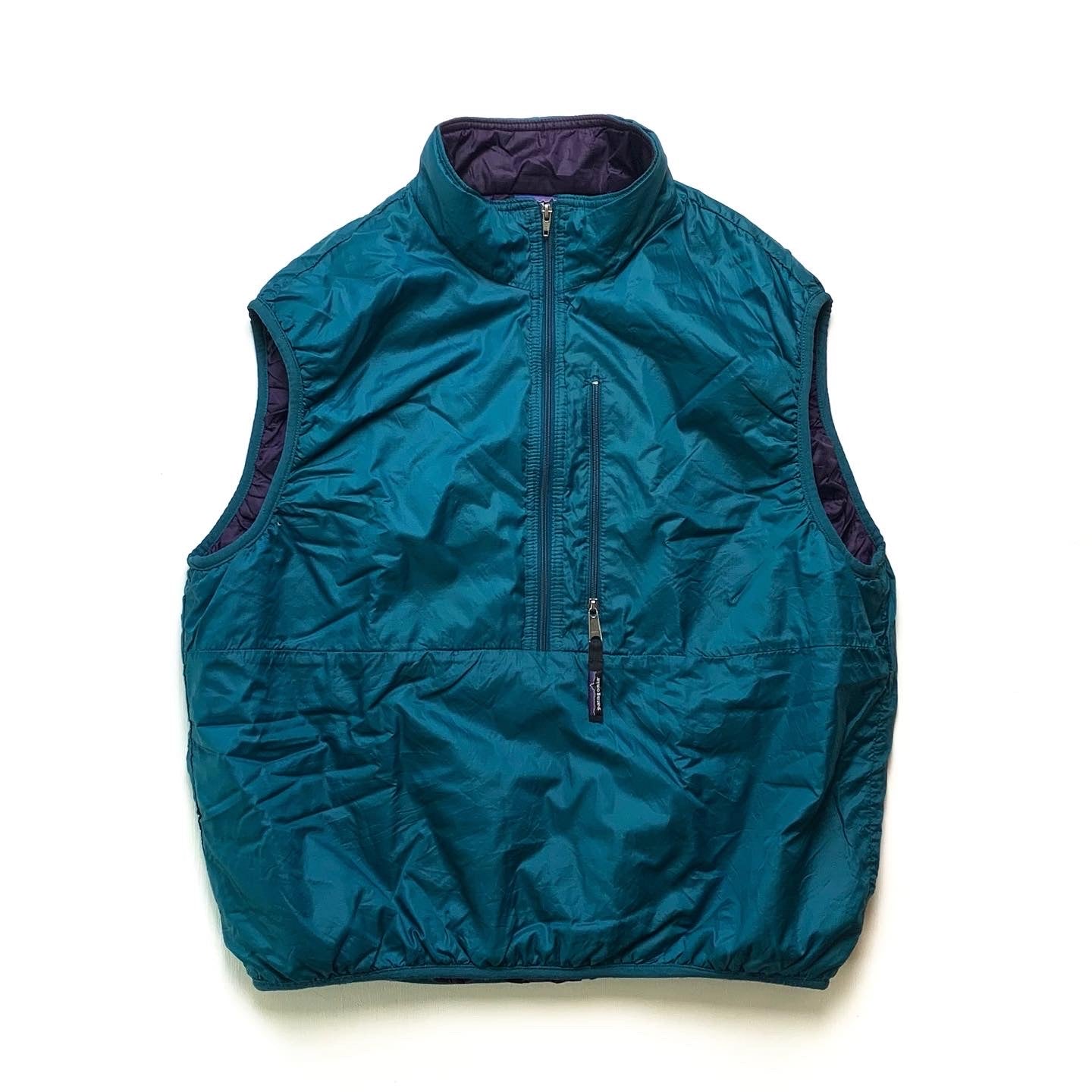SP’96 Patagonia Puffball Vest, Teal/Purple (L)
