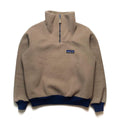 1980s Patagonia Bunting Fleece Pullover, Tan (XL)