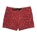 1990s The North Face Belted Nylon Shorts, Red/Purple (XL)