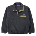 1999 Patagonia Synchilla Snap-T, Black Heather & Tea Leaves (S/M)