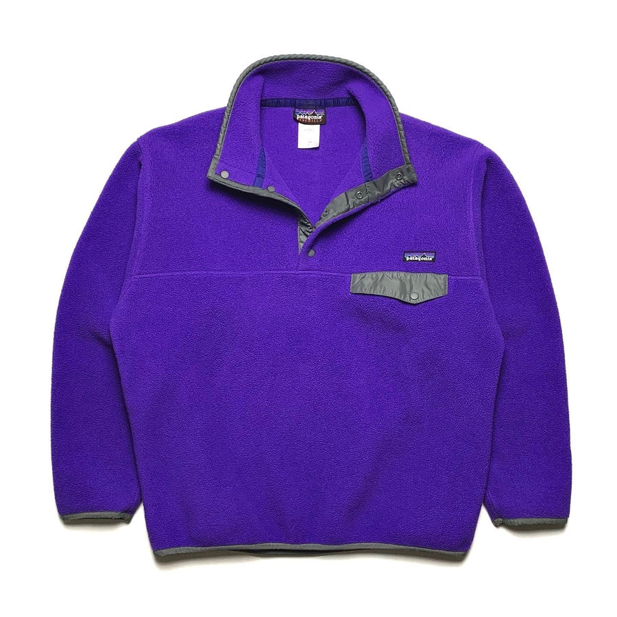 FA10 Patagonia Synchilla Snap-T, Purple/Grey (M/L)