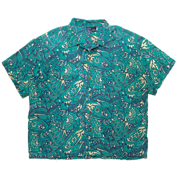 Spring/Summer 1995 Patagonia A/C Shirt, Hidden Fish (XL)