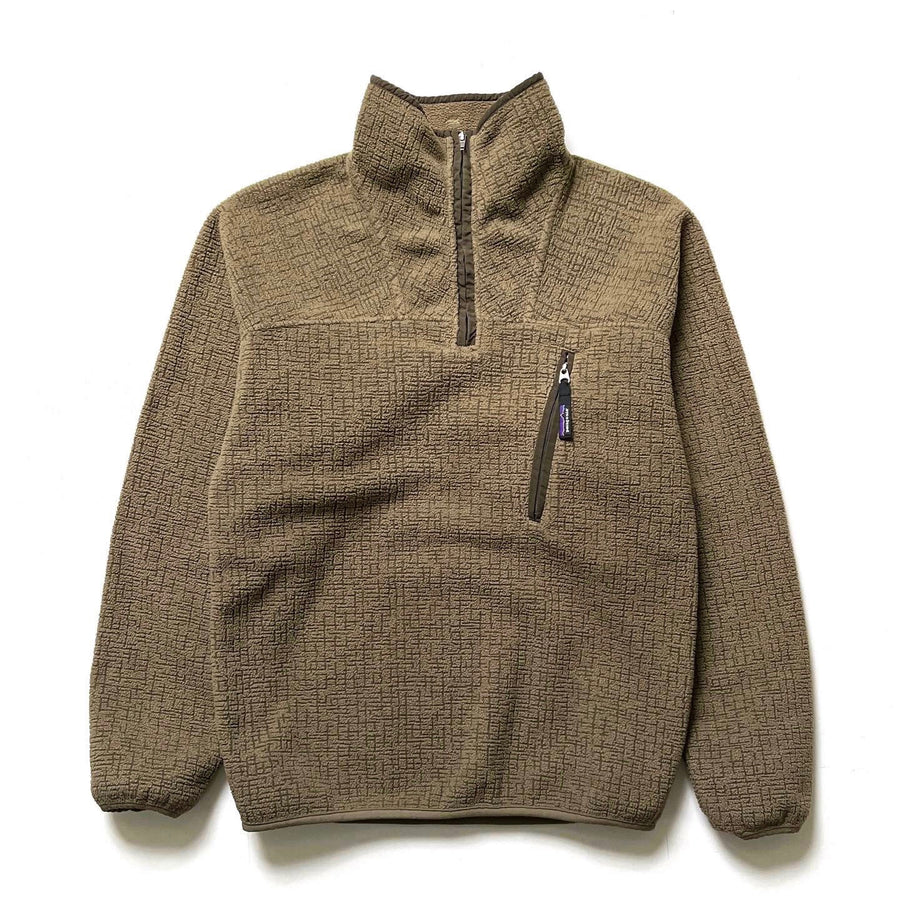 2001 Patagonia Synchilla Chimera Pullover, Khaki & Brown (S/M)