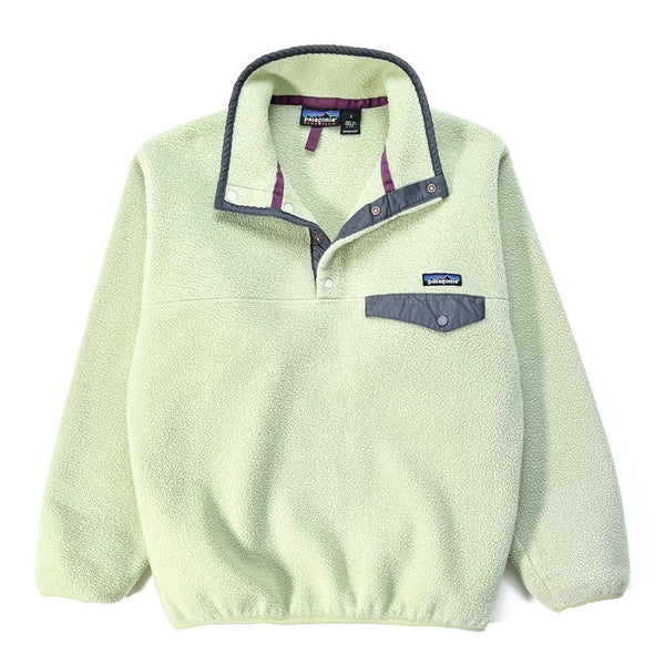 1997 Patagonia Made In The U.S.A. Synchilla Snap-T, Light Green (S)
