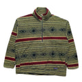 Fall 1995 Patagonia Printed Synchilla Sweater, Bullseye: Rye (L)