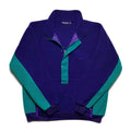 FA90 Patagonia Synchilla Snap-Sweater, Bright Purple & Teal (XL)