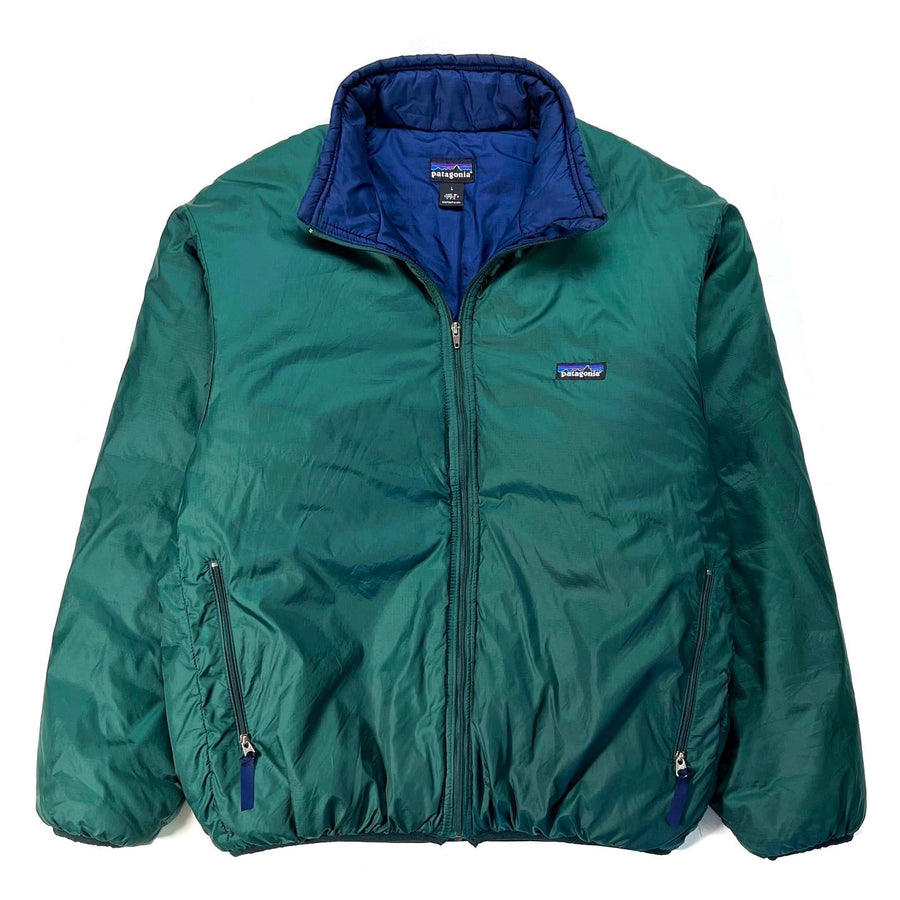 1997 Patagonia Puffball Insulated Jacket, Hunter & Storm Blue (L-XL)