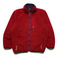 1997 Patagonia Retro Pile Cardigan, Cranberry (XL)
