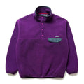 1998 Patagonia Synchilla Snap-T, Boysenberry & Carbon (L)