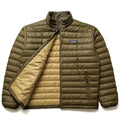 2012 Patagonia Down Sweater, Hickory & Classic Tan (L/XL)
