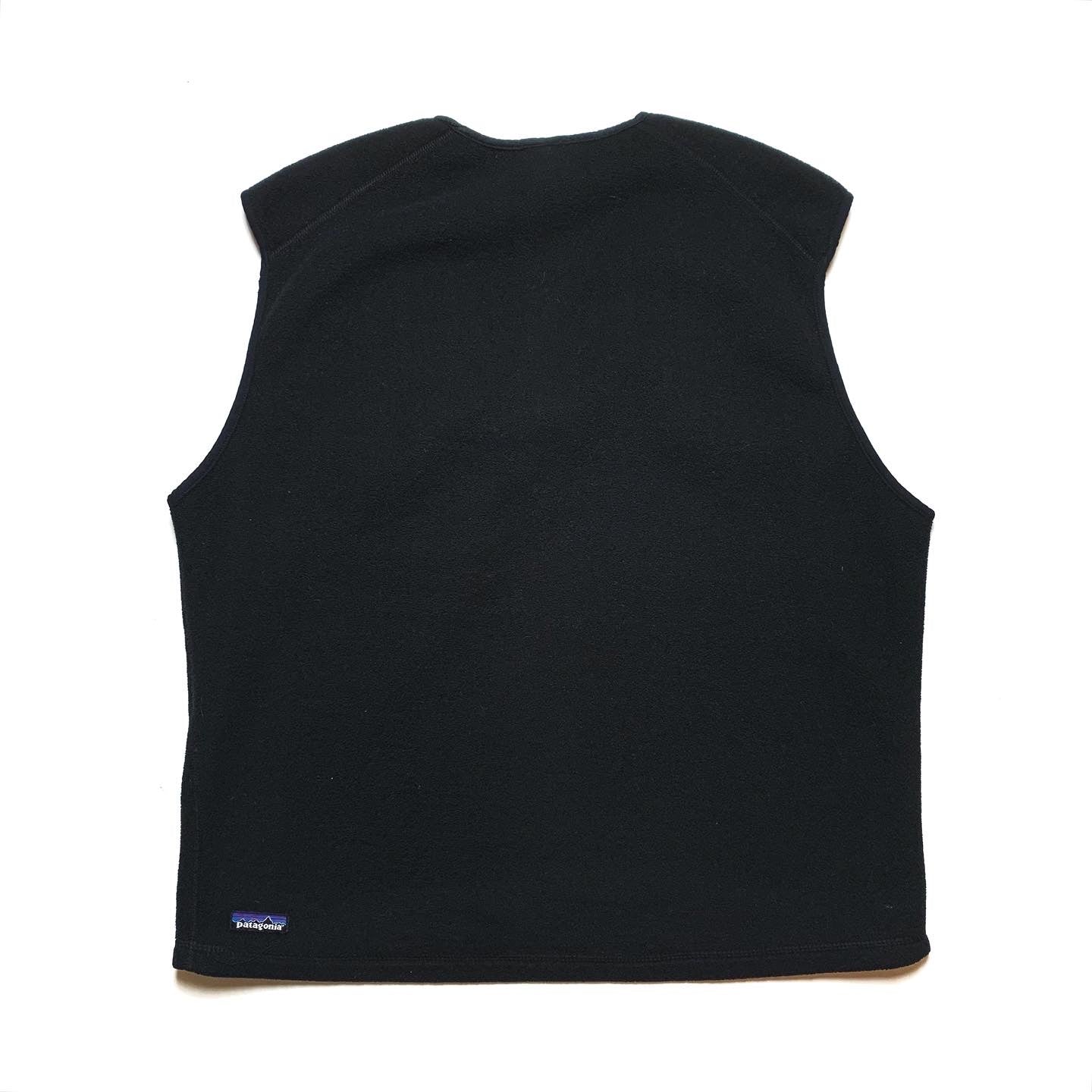 1998 Patagonia Synchilla Simple Vest, Black (XL)