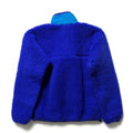 1989 Patagonia Retro Pile Cardigan, Cobalt & French Red (XS/S)