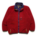 1997 Patagonia Retro Pile Cardigan, Cranberry (XL)