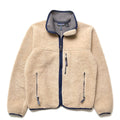 1999 Patagonia Retro Pile Cardigan, Natural & Dark Ash (S/M)
