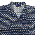 SP00 Patagonia Organic Cotton A/C Print Shirt, Navy/White (L/XL)
