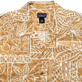 Spring 2001 Patagonia A/C Print Shirt, Bark Cloth: Golden Sand (L)