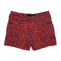 1990s The North Face Belted Nylon Shorts, Red/Purple (XL)