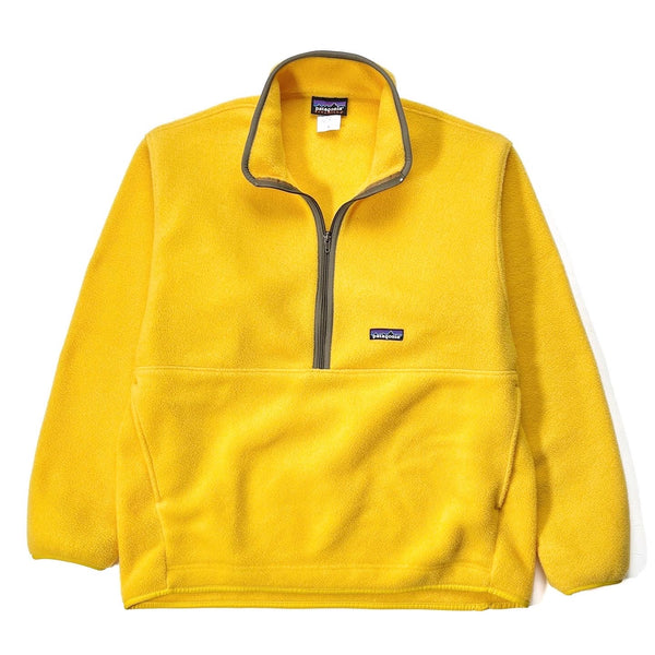 2005 Patagonia Synchilla Marsupial Pullover, Yellow & Grey (L)