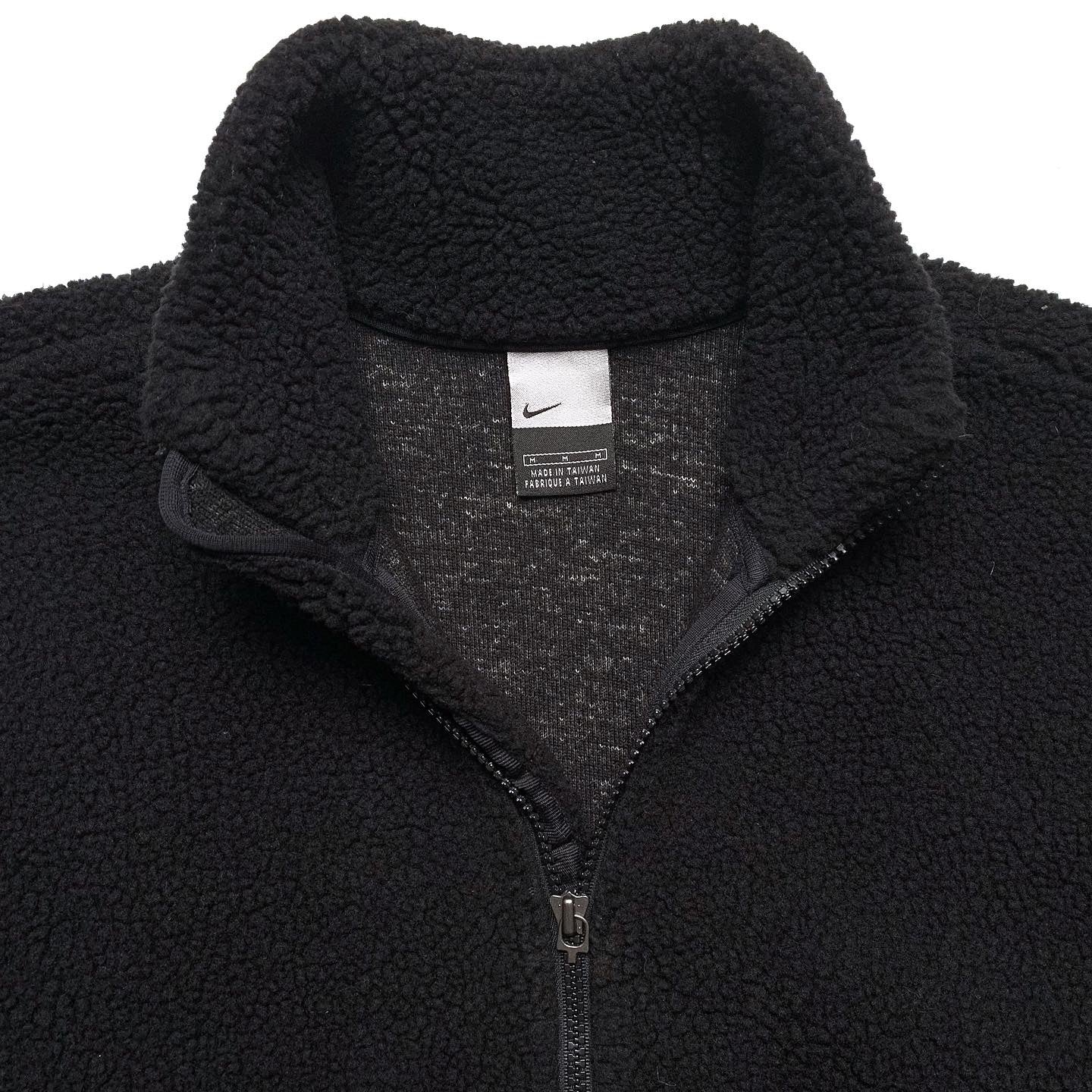 Kaliber Trots Uiterlijk 2000s Nike ACG Grey Tag Sherpa Full-Zip Jacket, Black (L)