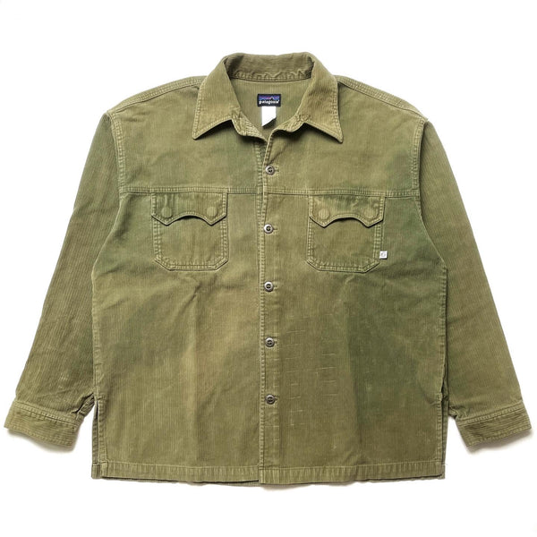 2005 Patagonia Rhythm Heavy Corduroy Ranch Jacket, Olive (XL)