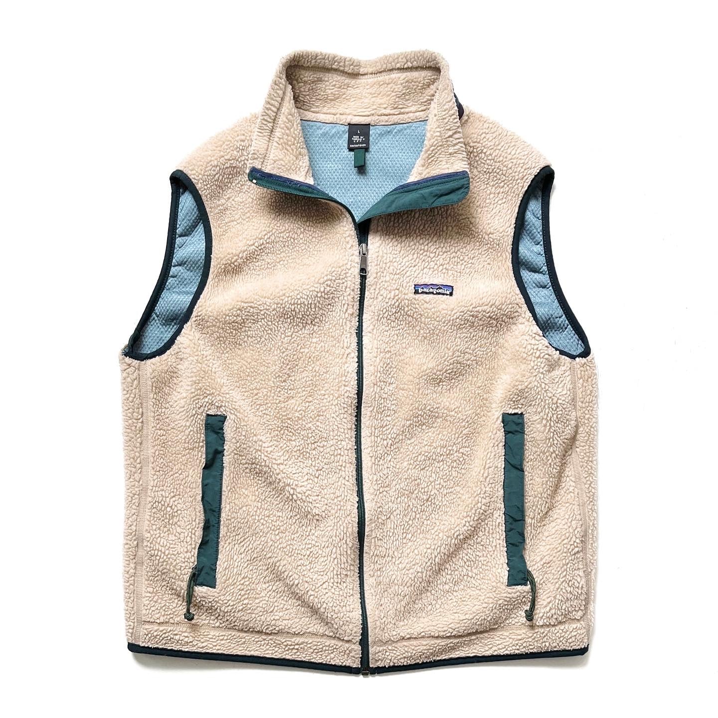 1997 Patagonia Classic PEF Retro-X Vest, Natural & Hunter (M/L)