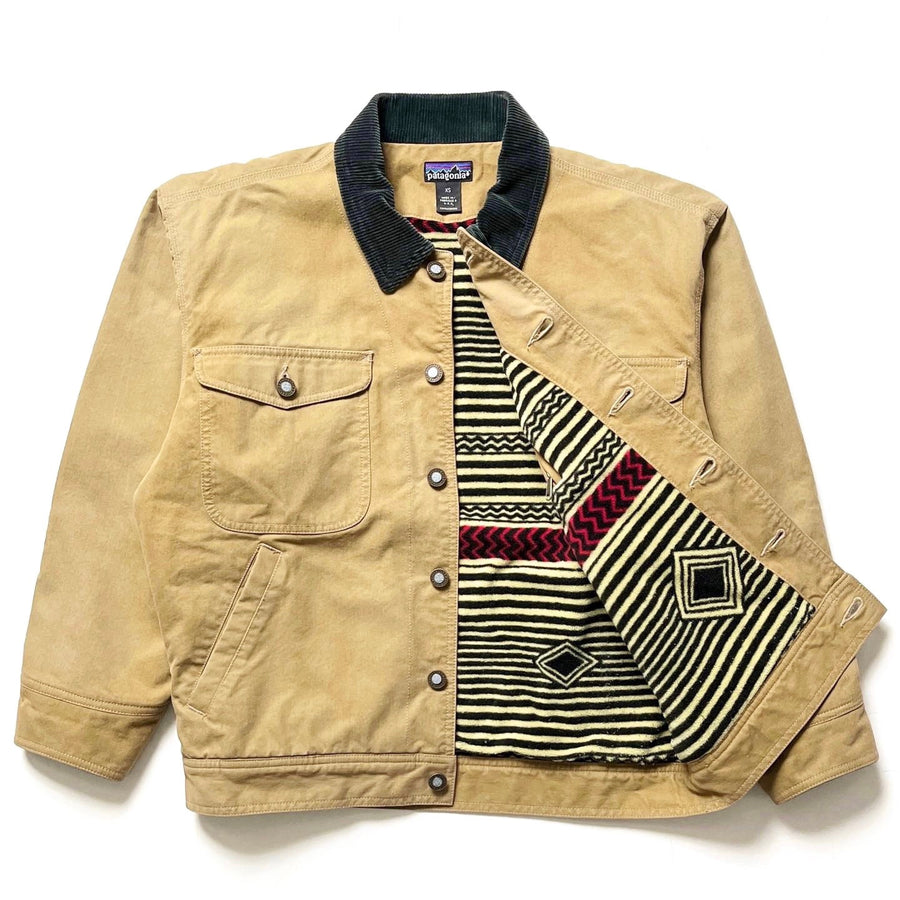 1992 Patagonia Canvas Nuevo Range Jacket, Rye & Bullseye (S)