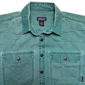1990s Patagonia Heavyweight Canvas L/S Shirt, Teal Green (M/L)