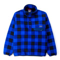 2014 Patagonia Printed Synchilla Snap-T, Fuzzy Plaid: Blue (M)