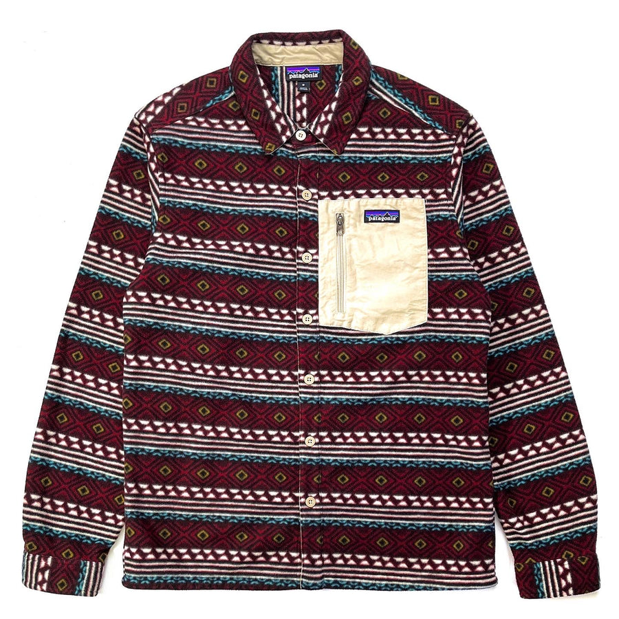 2016 Patagonia Printed Synchilla Shirt, Saltillo: Cinder Red (M)