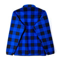 2014 Patagonia Printed Synchilla Snap-T, Fuzzy Plaid: Blue (M)