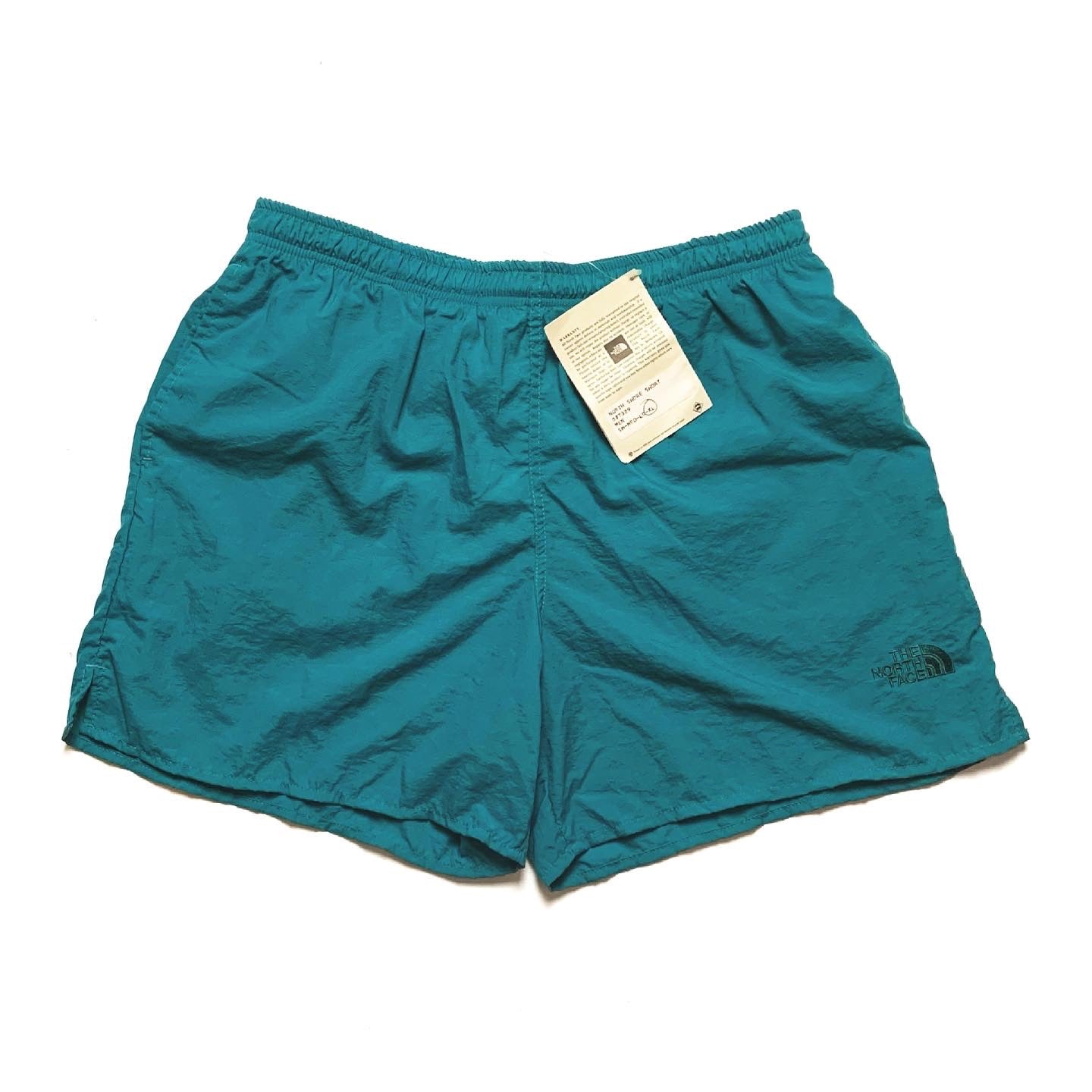 1990s The North Face 5” North Shore Short, Teal (XL)
