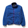 1992 Patagonia Reversible Pile Glissade Cardigan, Deep Water (M)