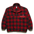 2014 Patagonia Printed Synchilla Snap-T, Buffalo Check: Red (XL)