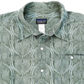 2007 Patagonia Mens Pearl Snap Printed Organic Cotton Shirt (L)