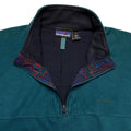 FA95 Patagonia Half-Zip Pullover, Dark Teal/Boards Print (L/XL)