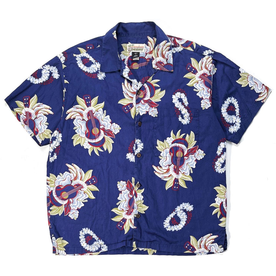 2003 Patagonia Mens Limited Edition Pataloha Shirt, Ukulele (L)