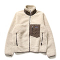2008 Patagonia Classic Retro-X Jacket, Natural & Mushroom (S/M)