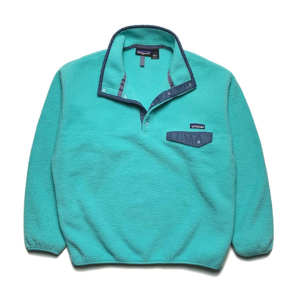 SP97 Patagonia Made In The U.S.A. Synchilla Snap-T, Electric Blue (L)