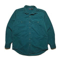 1980s Patagonia L/S Cotton Canvas Shirt, Midnight Green (L)