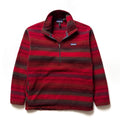 1999 Patagonia Printed Synchilla Sweater, Ombre Stripe: Red (S)