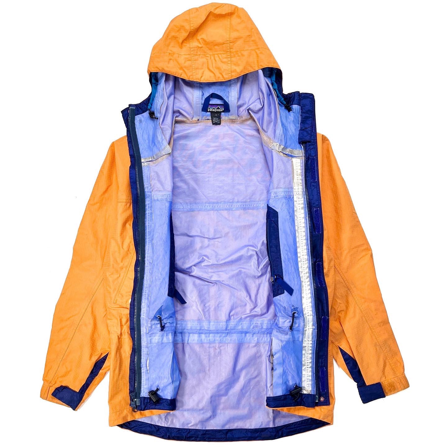 1993 Patagonia Super Alpine “Gridman” Jacket, Mango (M)