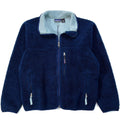 1999 Patagonia Made In The U.S.A. Retro Pile Cardigan, Navy (L)