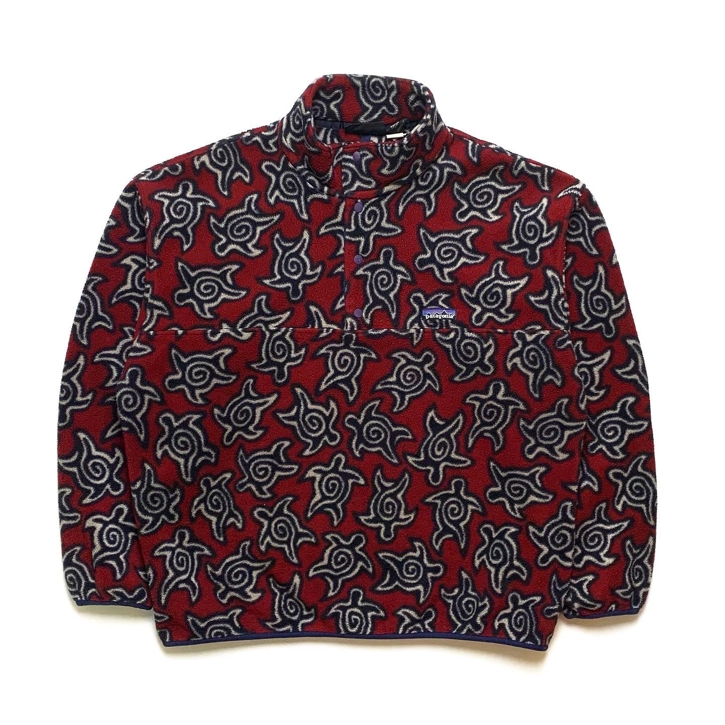 SP96 Patagonia Printed Snap-T, Zen Turtles: Henna (L/M)