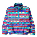 1993 Patagonia Printed Synchilla Snap-T, Diamonds: Light Plum (M)