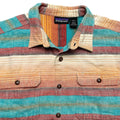 1994 Patagonia Heavy Flannel Shirt, Blanket Stripe: Saffron (L/XL)
