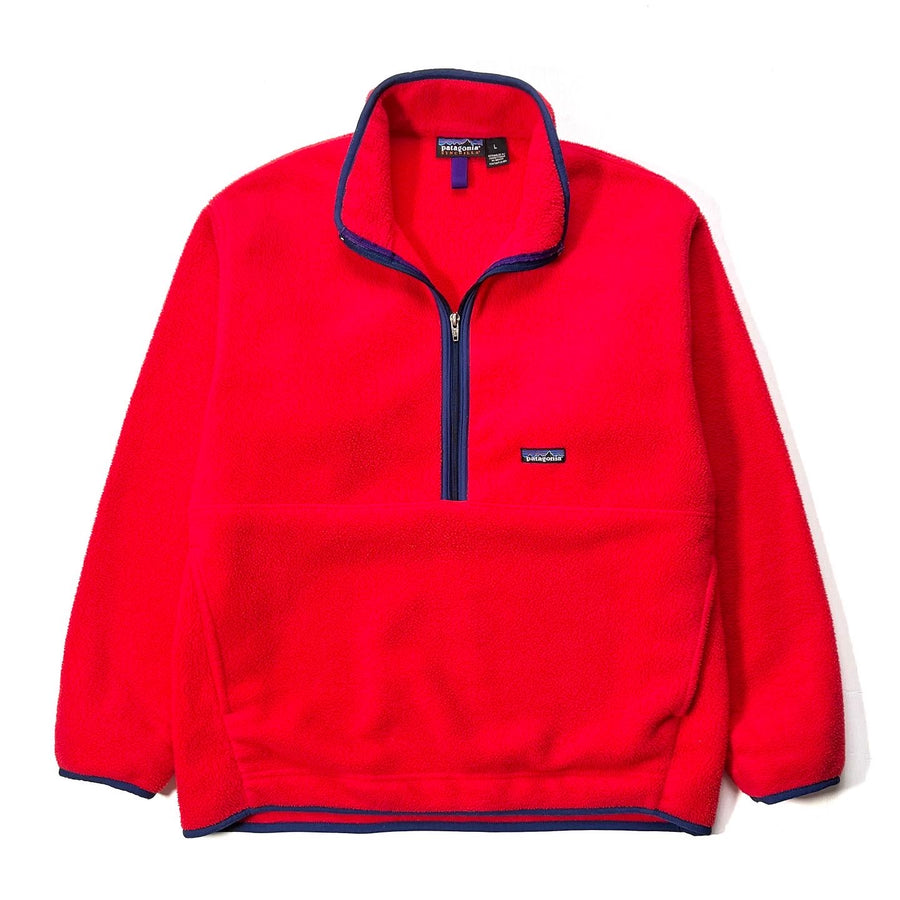 1998 Patagonia Synchilla Marsupial, French Red & Deep Purple (L)