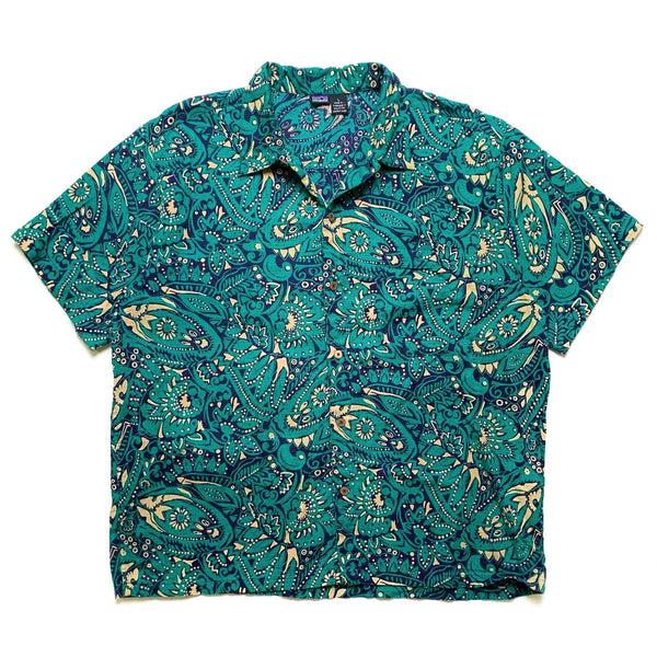 Spring/Summer 1995 Patagonia AC Print Shirt, Hidden Fish (L/XL)