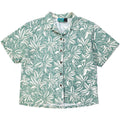 1994 Patagonia Womens A/C Aloha Print Shirt, Tropical: Light Green (L)